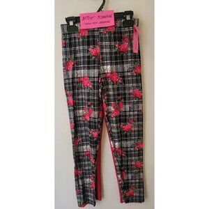 Girls Twin Pack Betsey Johnson Leggings Medium / Size 10 Kids / Buttery Soft